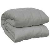 Vidaxx vægtet tæppe 200x225 cm 9 kg stof grå
