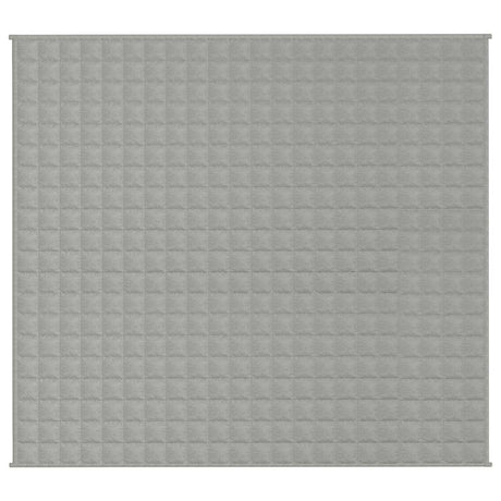 Vidaxx vægtet tæppe 200x225 cm 9 kg stof grå