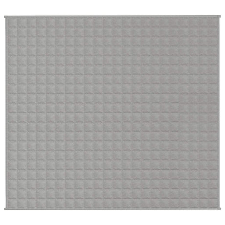 Vidaxx vægtet tæppe 200x225 cm 13 kg stof grå