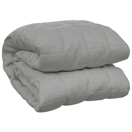 Vidaxx vægtet tæppe 220x235 cm 11 kg stof grå