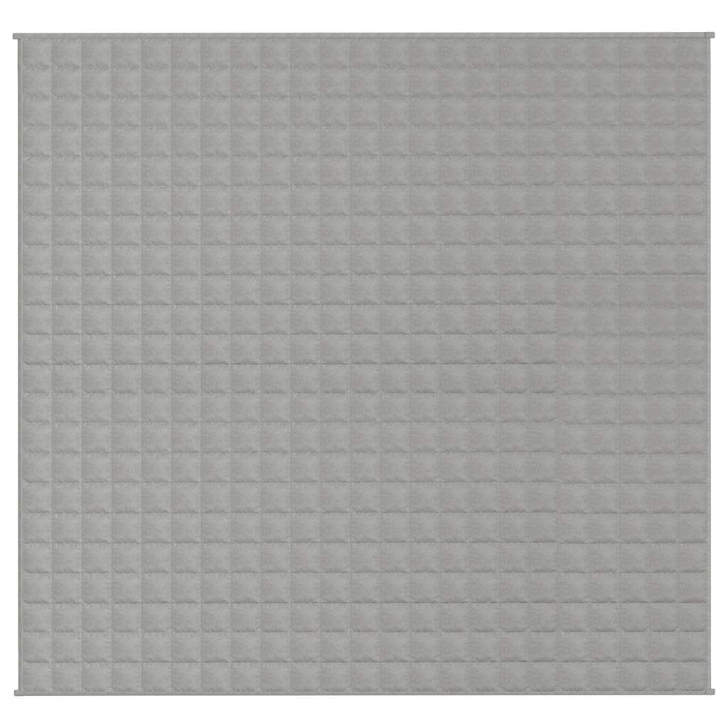 Vidaxx vægtet tæppe 220x235 cm 11 kg stof grå