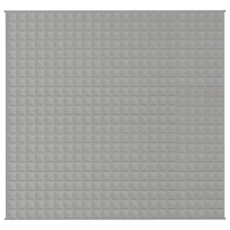 Vidaxx vægtet tæppe 220x235 cm 11 kg stof grå