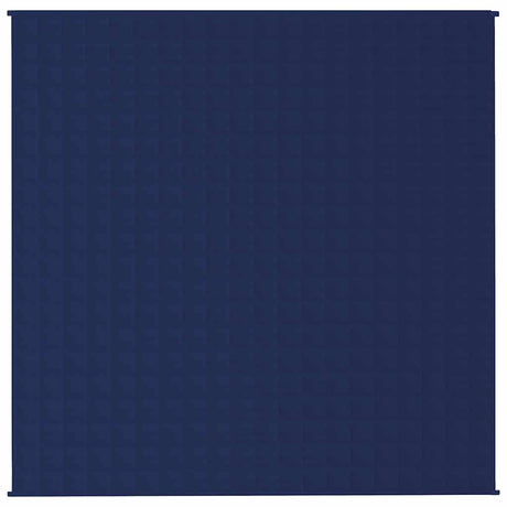 Vidaxx vægtet tæppe 200x200 cm 9 kg stof blåt