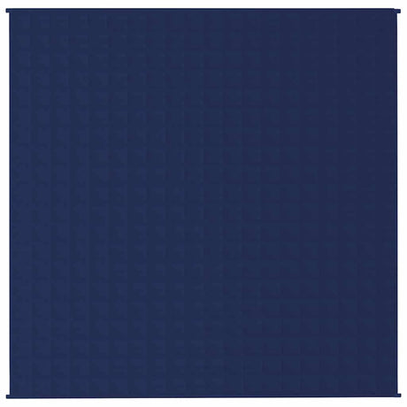 Vidaxx vægtet tæppe 200x200 cm 13 kg stof blåt