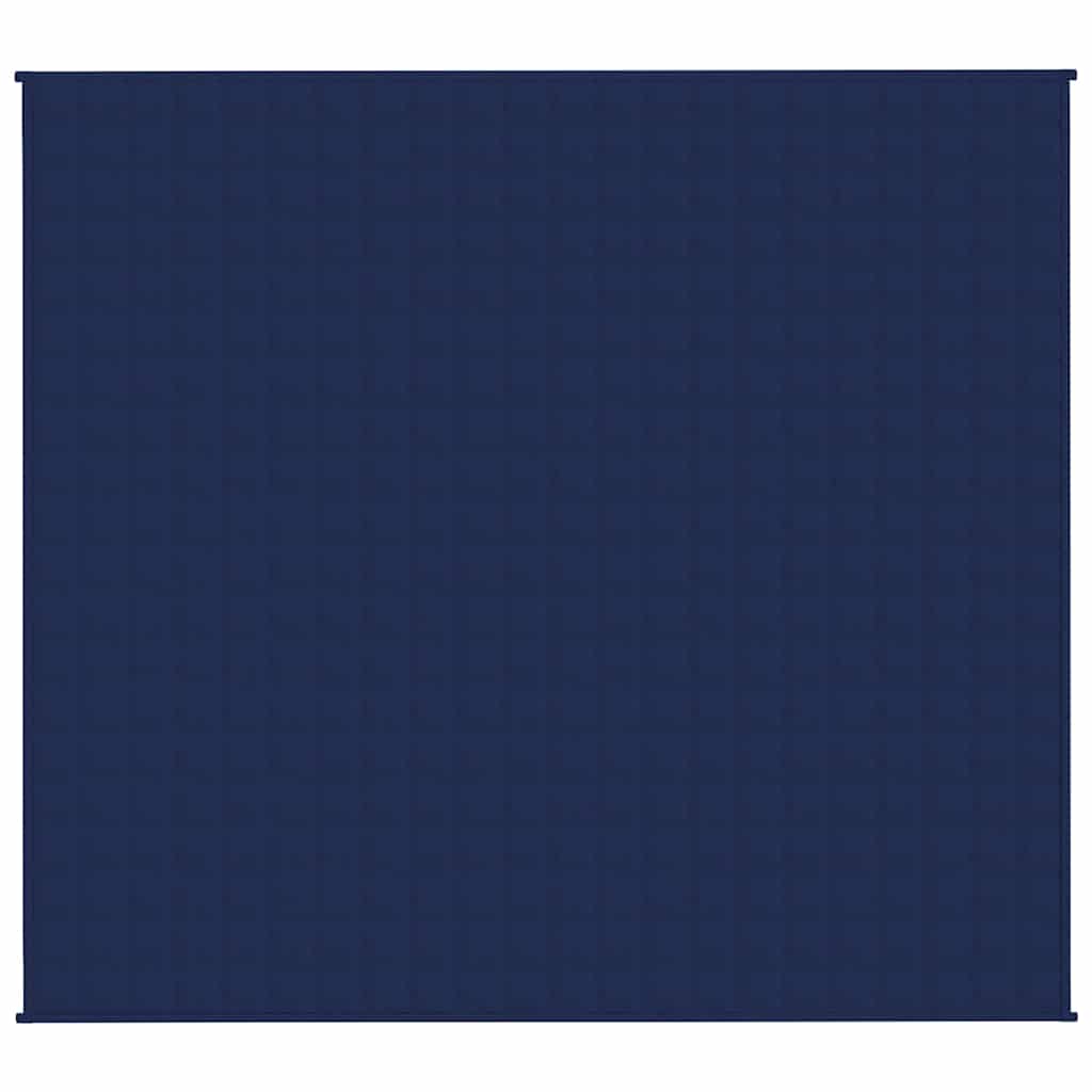 Vidaxx vægtet tæppe 200x225 cm 9 kg stof blåt