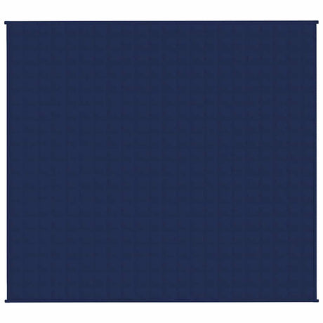 Vidaxx vægtet tæppe 200x225 cm 9 kg stof blåt