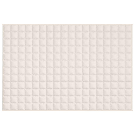 Vidaxx vægtet tæppe 120x180 cm 5 kg stof Lyscreme