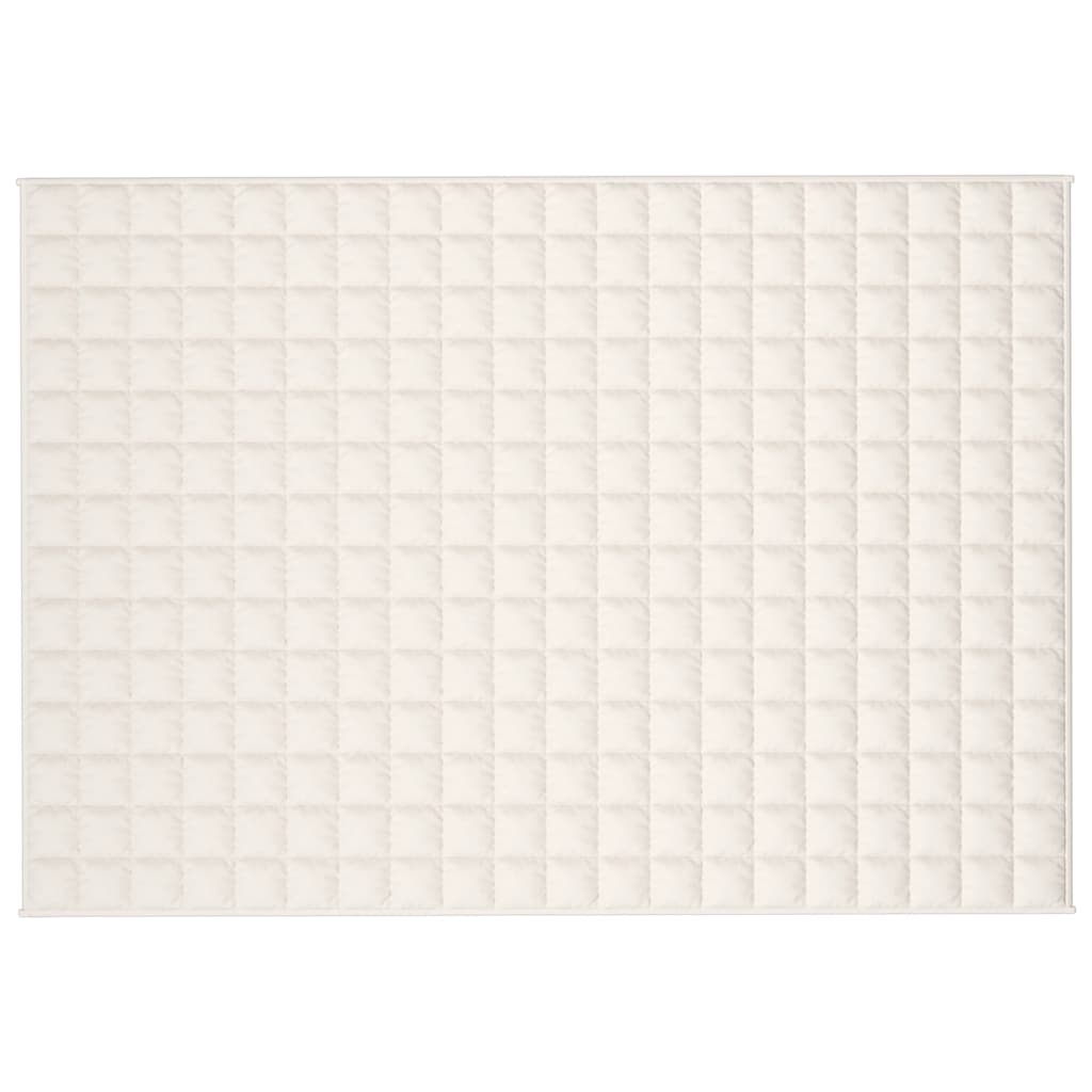 Vidaxx vægtet tæppe 138x200 cm 6 kg stof let fløde fløde