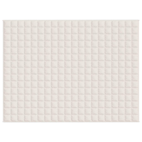 Vidaxx vægtet tæppe 150x200 cm 7 kg stof Lyscreme
