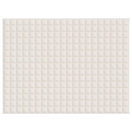 Vidaxx vægtet tæppe 150x200 cm 11 kg stof Lyscreme