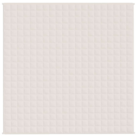 Vidaxx vægtet tæppe 200x200 cm 9 kg stof let fløde fløde