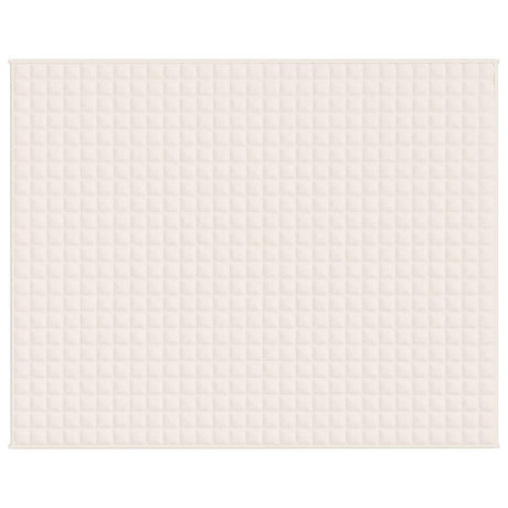 Vidaxx vægtet tæppe 235x290 cm 15 kg stof Lyscreme