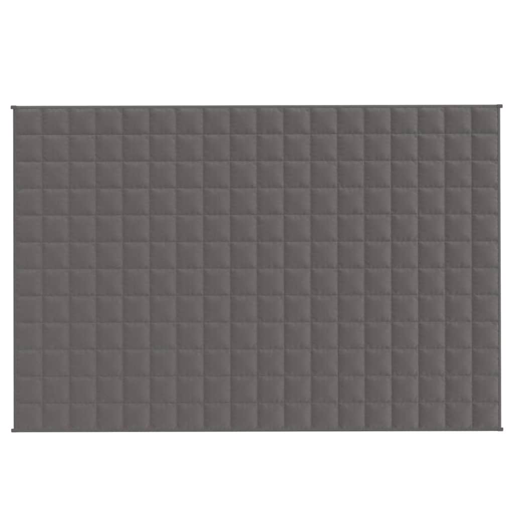 Vidaxx vægtet tæppe 120x180 cm 5 kg stof grå