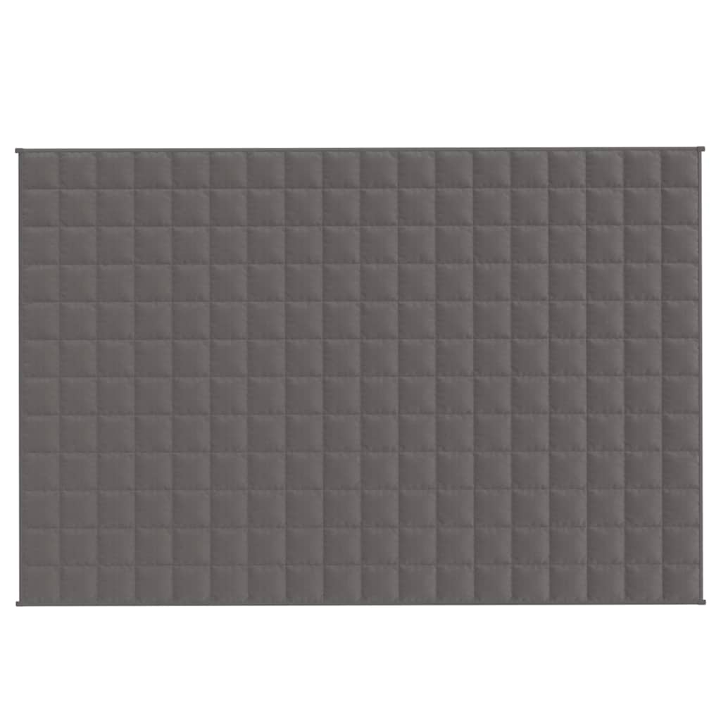Vidaxx vægtet tæppe 120x180 cm 9 kg stof grå