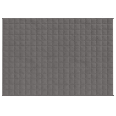 Vidaxx vægtet tæppe 150x200 cm 7 kg stof grå