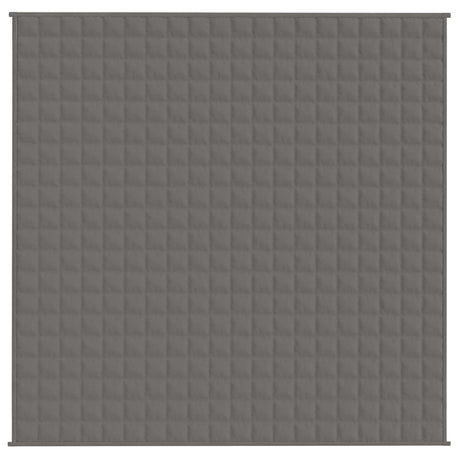 Vidaxx vægtet tæppe 200x200 cm 13 kg stof grå