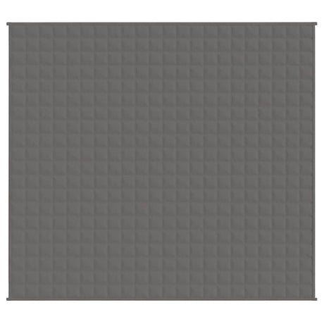 Vidaxx vægtet tæppe 200x225 cm 9 kg stof grå