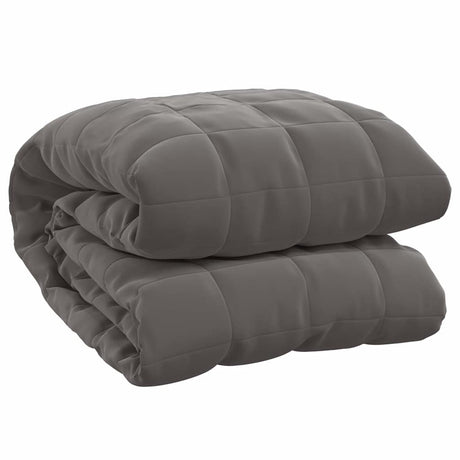 Vidaxx vægtet tæppe 220x235 cm 11 kg stof grå