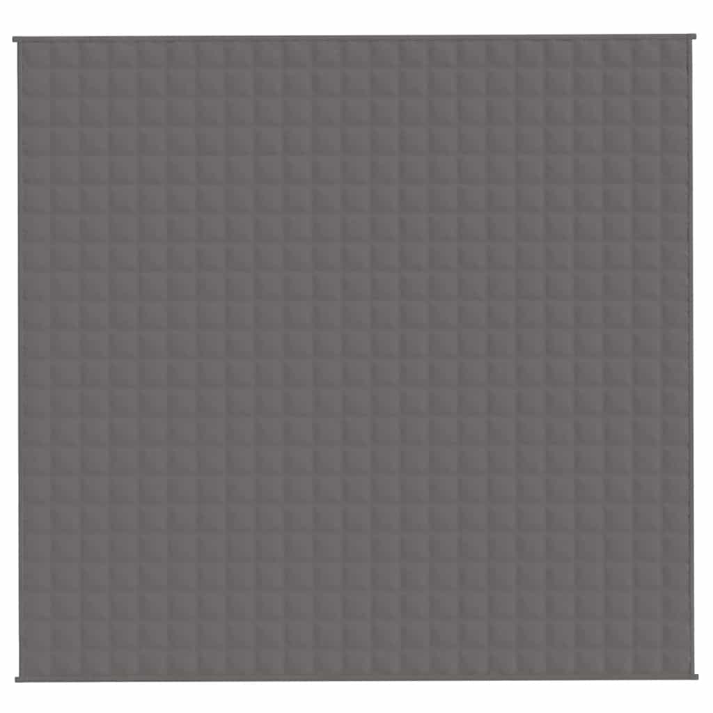 Vidaxx vægtet tæppe 220x235 cm 11 kg stof grå