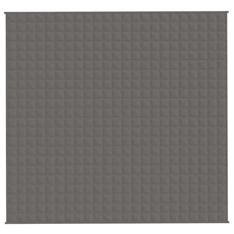 Vidaxx vægtet tæppe 220x235 cm 15 kg stof grå