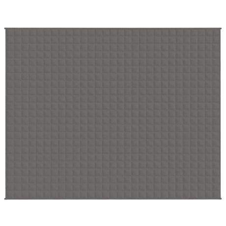 Vidaxx vægtet tæppe 235x290 cm 15 kg stof grå