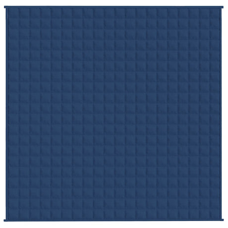 Vidaxx vægtet tæppe 200x200 cm 13 kg stof blåt