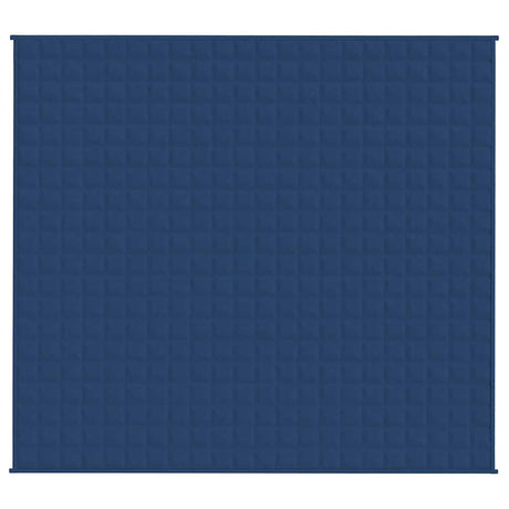 Vidaxx vægtet tæppe 200x225 cm 9 kg stof blå