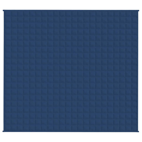 Vidaxx vægtet tæppe 200x225 cm 13 kg stof blåt