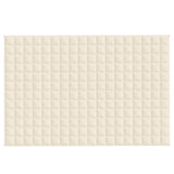 Vidaxx vægtet tæppe 120x180 cm 5 kg stof Lyscreme