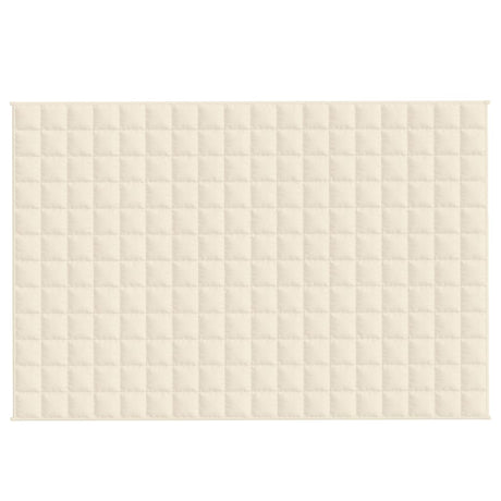 Vidaxx vægtet tæppe 120x180 cm 5 kg stof Lyscreme