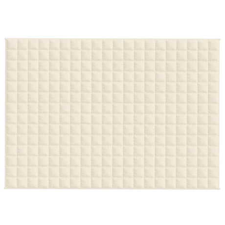 Vidaxx vægtet tæppe 138x200 cm 6 kg stof let fløde fløde