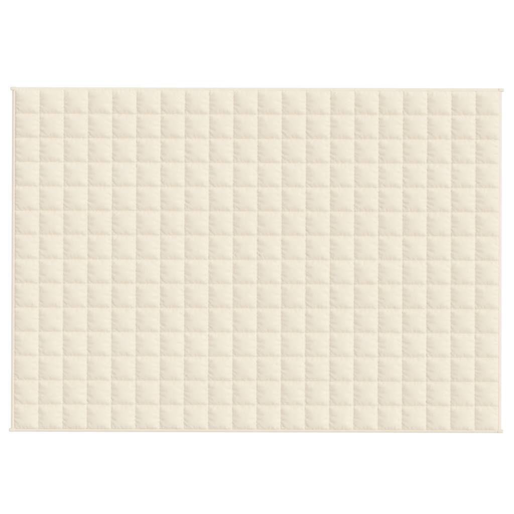 Vidaxx vægtet tæppe 138x200 cm 10 kg stof let fløde fløde