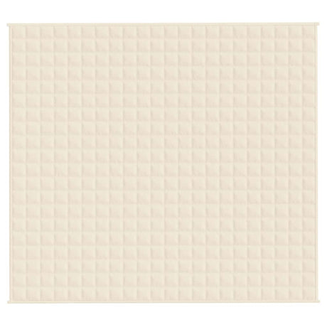 Vidaxx vægtet tæppe 200x225 cm 9 kg stof let fløde fløde