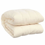 Vidaxx vægtet tæppe 220x235 cm 15 kg stof Lyscreme
