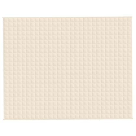 Vidaxx vægtet tæppe 235x290 cm 11 kg stof Lyscreme