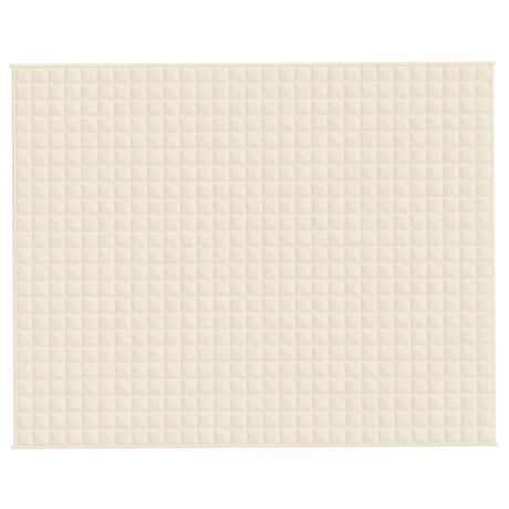 Vidaxx vægtet tæppe 235x290 cm 15 kg stof Lyscreme