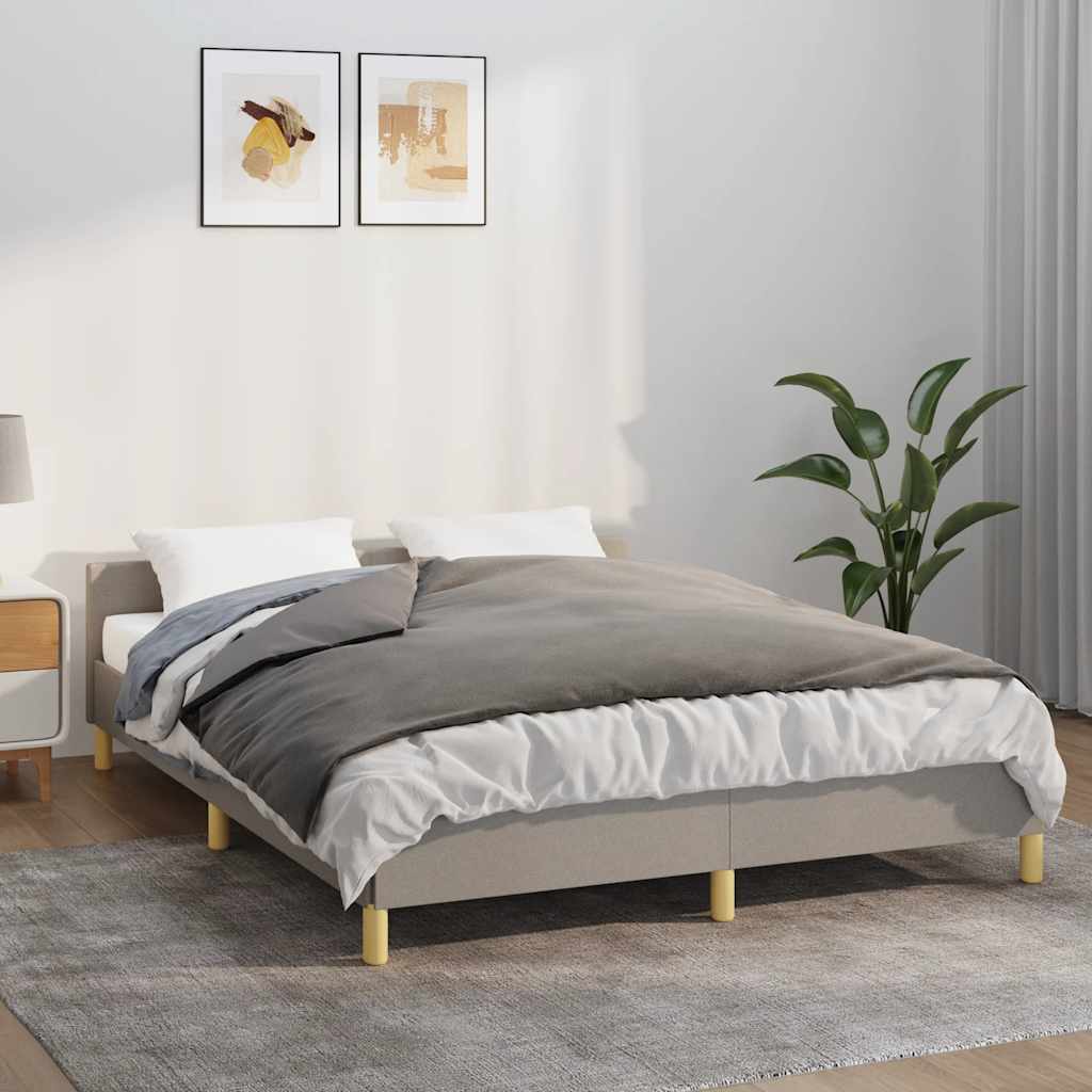 Vidaxx vægtet tæppe med dækning 120x180 cm 5 kg stof grå