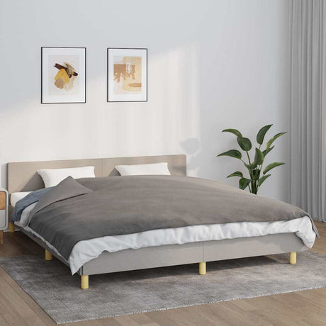 Vidaxx vægtet tæppe med dækning 155x220 cm 11 kg stof grå