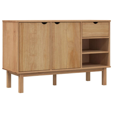 Vidaxl dressoir otta 114x43x73,5 cm massief grenenhout