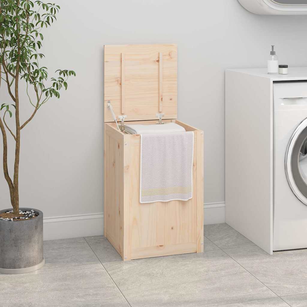 Vidaxx vaskeri kurv 44x44x66 cm fast fyrretræ