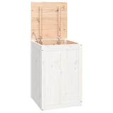 Vidaxx vaskeri kurv 44x44x66 cm fast fyrretræ hvid