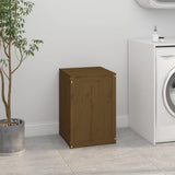 Vidaxx vaskeri kurv 44x44x66 cm Solid fyrretræ Honningbrun