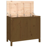 Vidaxx Vaskeri Kurv 88.5x44x76 cm Solid fyrretræ Honningbrun