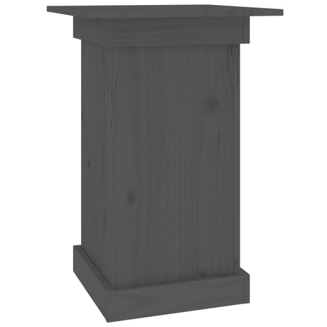 Vidaxx Flower Stand 40x40x60 cm solid fyrretræ grå
