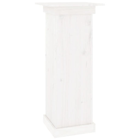 Vidaxx blomsterstativ 40x40x90 cm massiv fyrretræ hvid