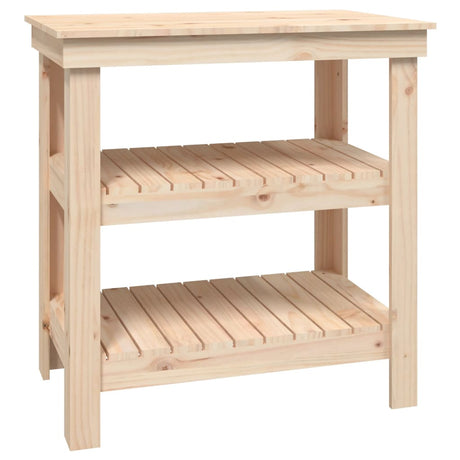 Vidaxx arbejdsbord 78,5x50x80 cm massivt fyrretræ