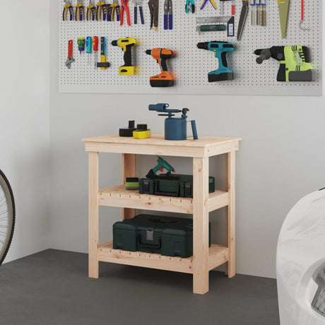 Vidaxx arbejdsbord 78,5x50x80 cm massivt fyrretræ
