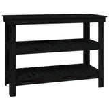 Vidaxx Workbench 110.5x50x80 cm Solid fyrretræ sort