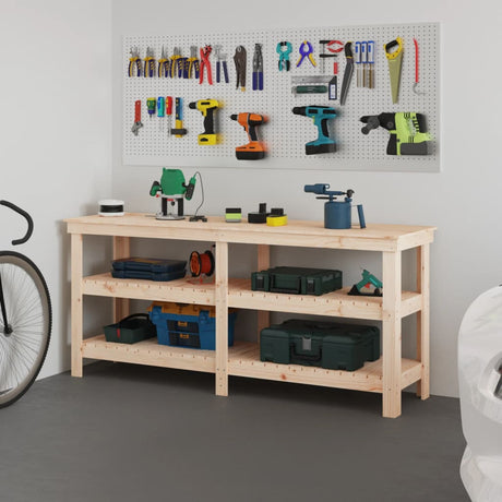 Vidaxx arbejdsbord 181x50x80 cm massivt fyrretræ