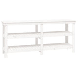 Vidaxx arbejdsbænk 181x50x80 cm fast fyrretræ hvid